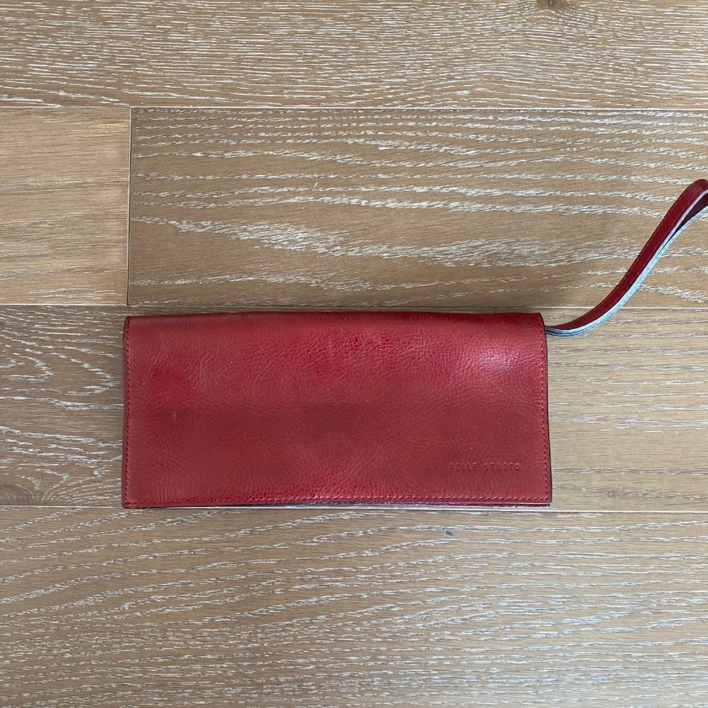 NEW Wilson Pelle Studio Italian Leather Clutch
